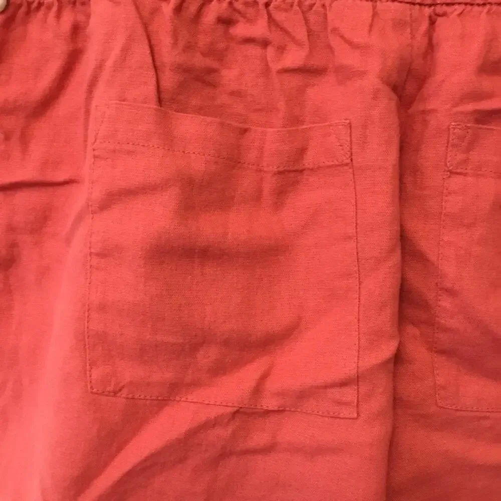 GAP Factory Orange Desert Flower Pull-On Utility Shorts - Picture 9 of 16